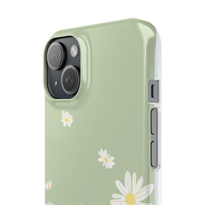 Daisy pastel green Slim Cases - FC-119