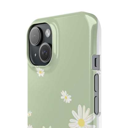 Daisy pastel green Slim Cases - FC-119