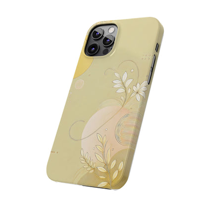 Yellow Asthetic  Slim Phone Case - FC-104