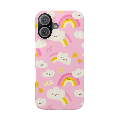 Pink Rainbow Slim Cases - FC-117