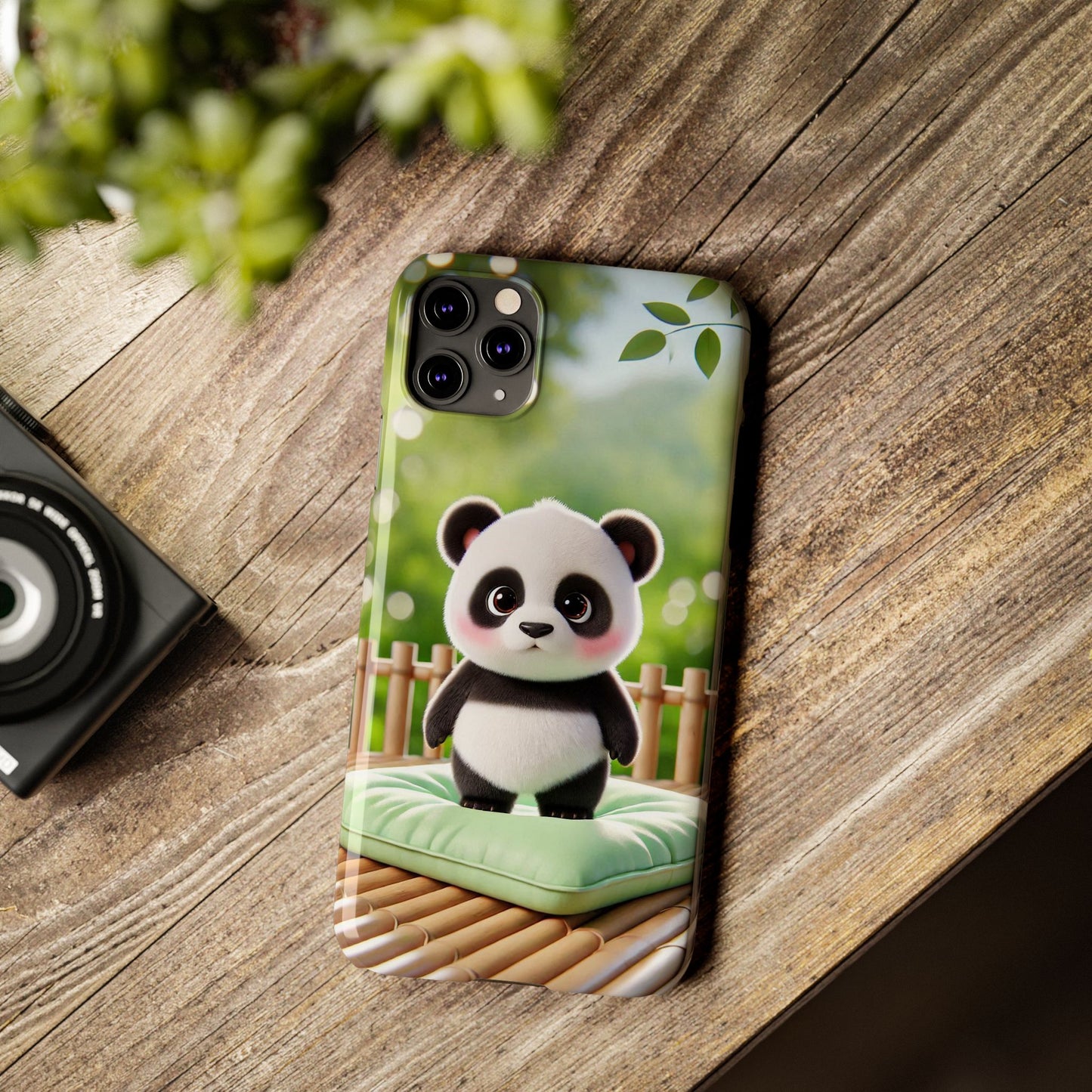 Panda  Slim Phone Case - FC-107