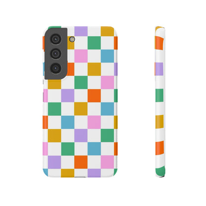 Colorful Checkerboard Slim Cases - FC-115