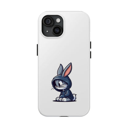 Cute Bunny White Tough Phone Cases