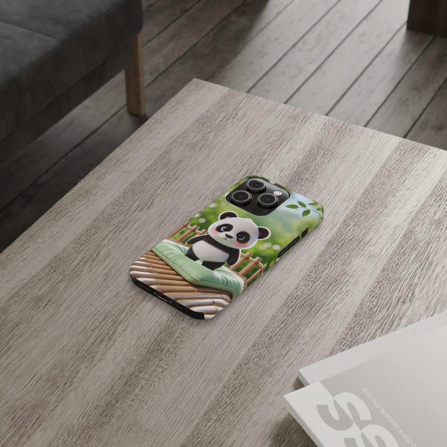 Panda  Slim Phone Case - FC-107