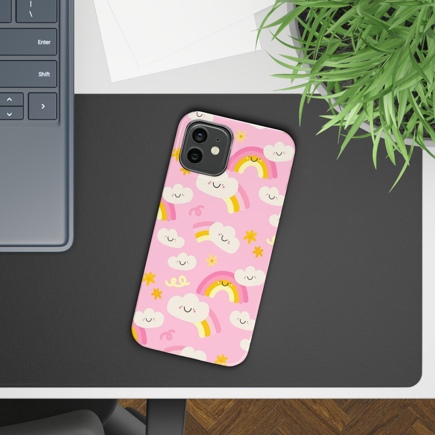 Pink Rainbow Slim Cases - FC-117