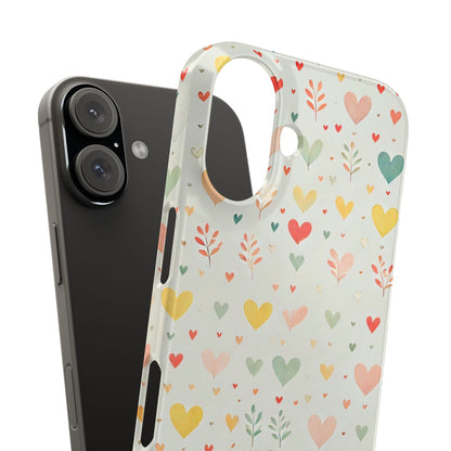 Hearts Slim Phone Case - FC-109