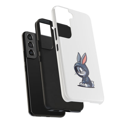 Cute Bunny White Tough Phone Cases