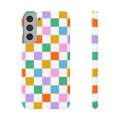 Colorful Checkerboard Slim Cases - FC-115