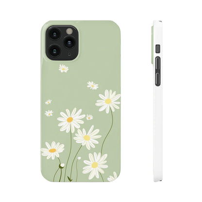 Daisy pastel green Slim Cases - FC-119