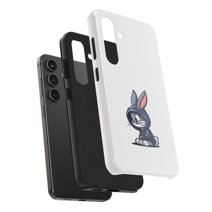 Cute Bunny White Tough Phone Cases