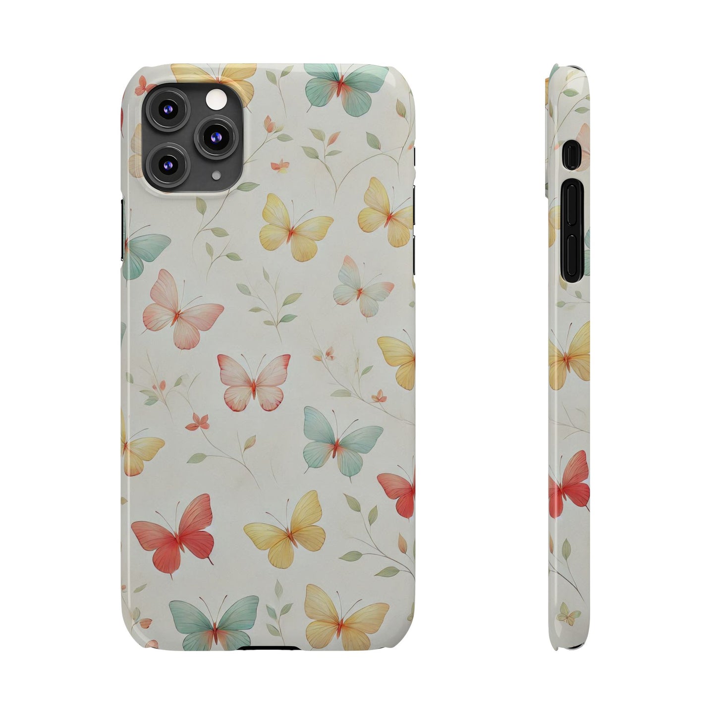 Cute Butterflies  Slim Phone Case - FC-108