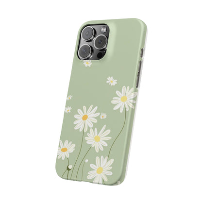 Daisy pastel green Slim Cases - FC-119