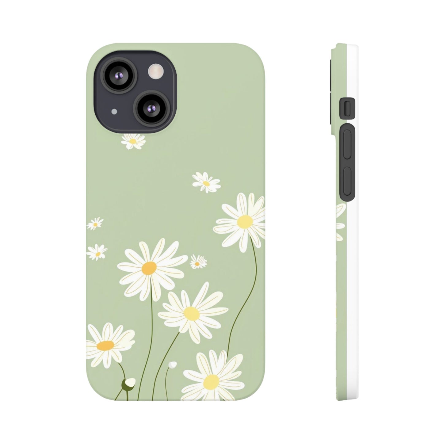 Daisy pastel green Slim Cases - FC-119