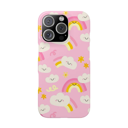 Pink Rainbow Slim Cases - FC-117