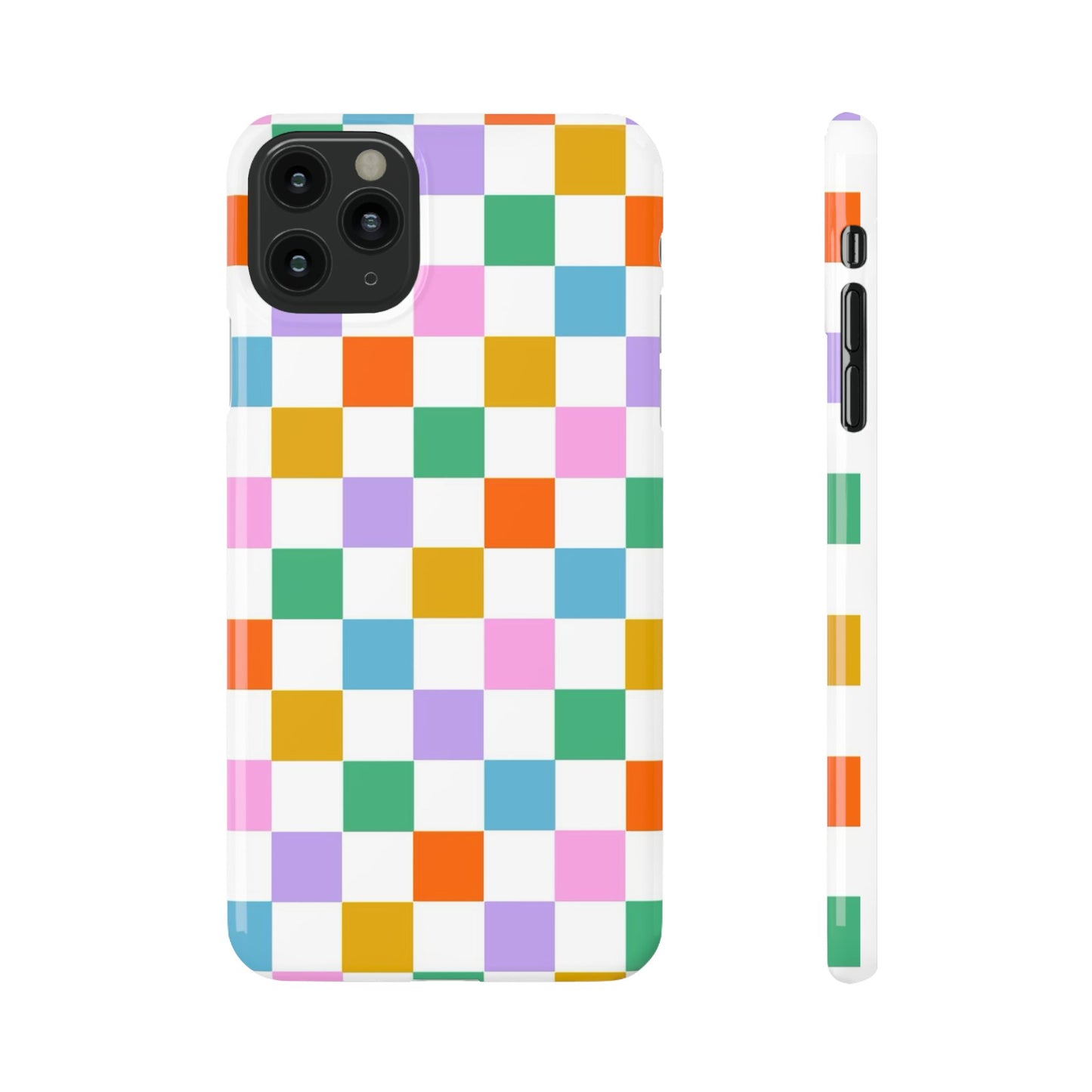 Colorful Checkerboard Slim Cases - FC-115