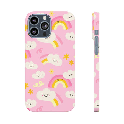 Pink Rainbow Slim Cases - FC-117