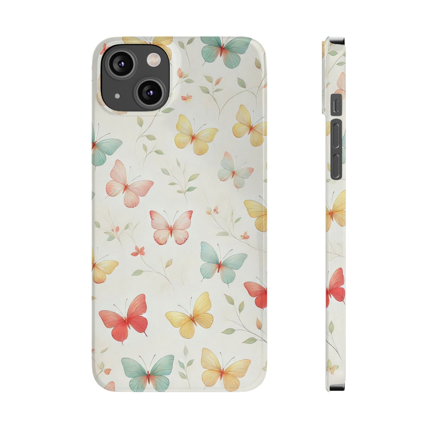 Cute Butterflies  Slim Phone Case - FC-108