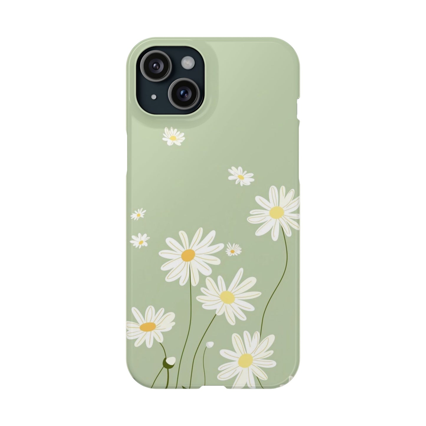 Daisy pastel green Slim Cases - FC-119