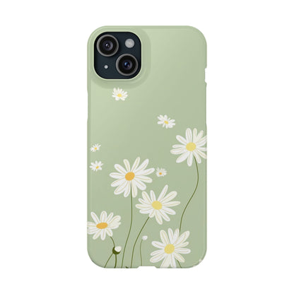 Daisy pastel green Slim Cases - FC-119