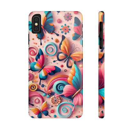 Butterfly Theme Slim Phone Cases