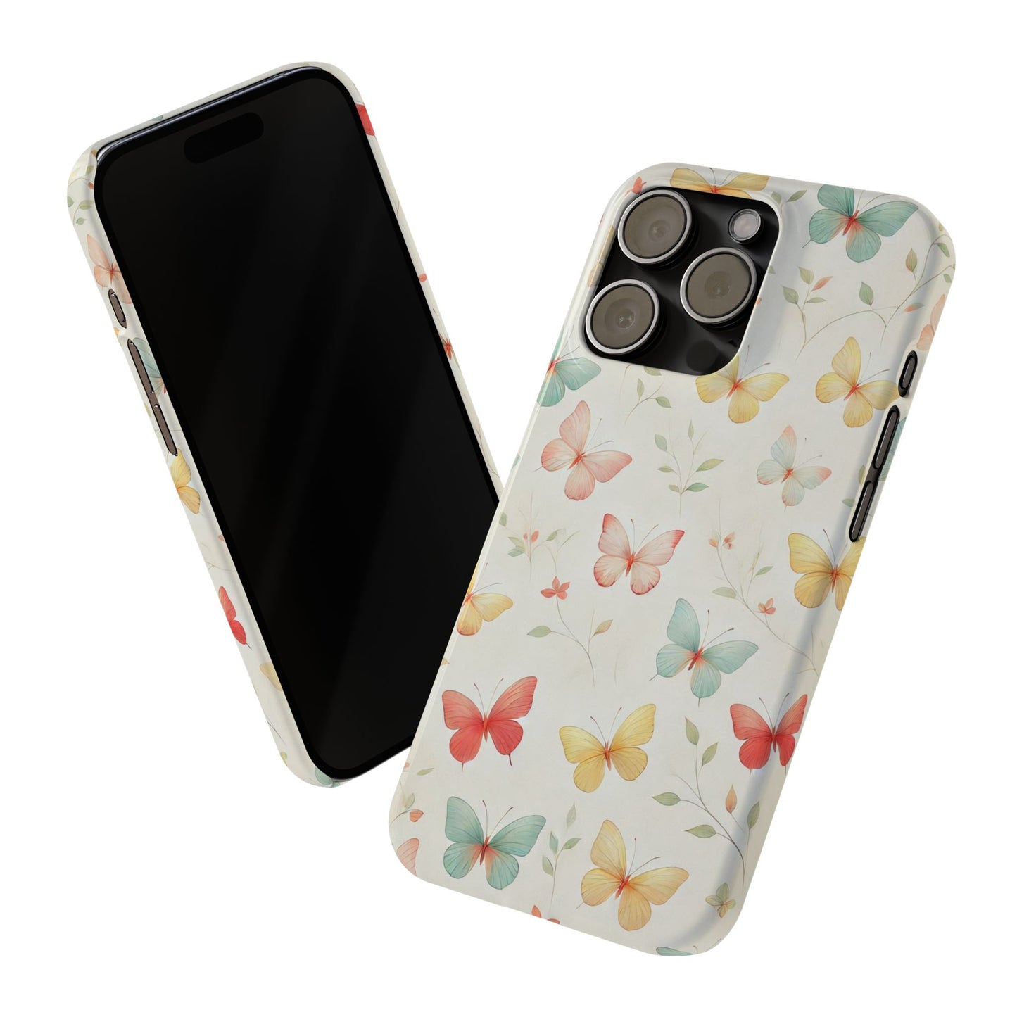 Cute Butterflies  Slim Phone Case - FC-108