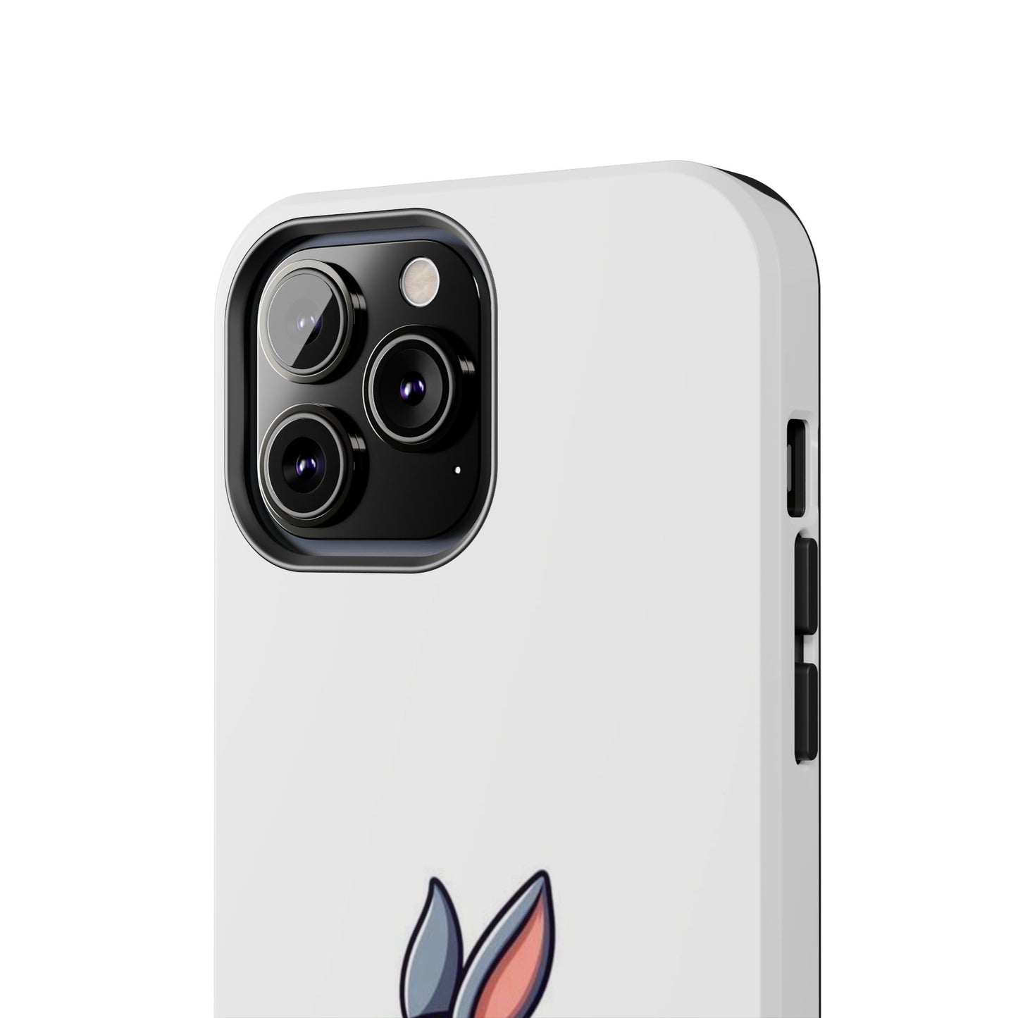 Cute Bunny White Tough Phone Cases