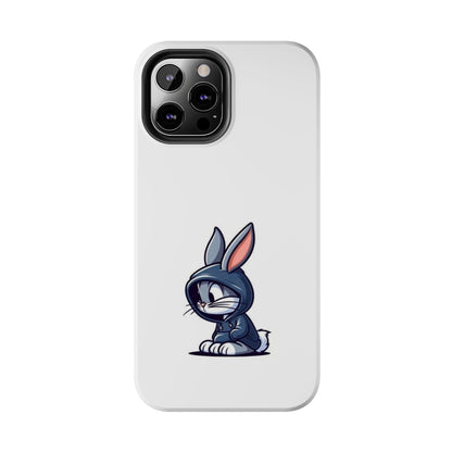 Cute Bunny White Tough Phone Cases