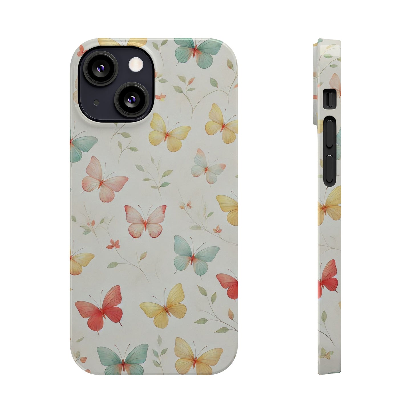 Cute Butterflies  Slim Phone Case - FC-108