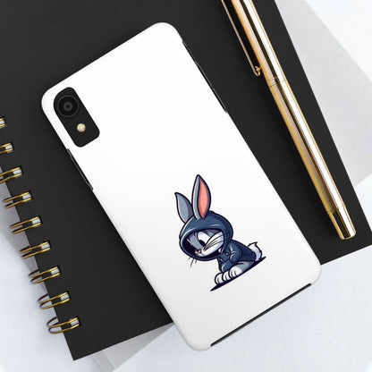 Cute Bunny White Tough Phone Cases