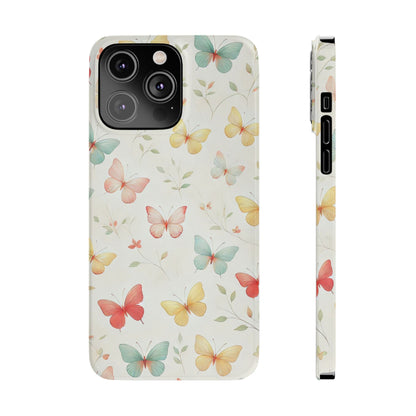 Cute Butterflies  Slim Phone Case - FC-108