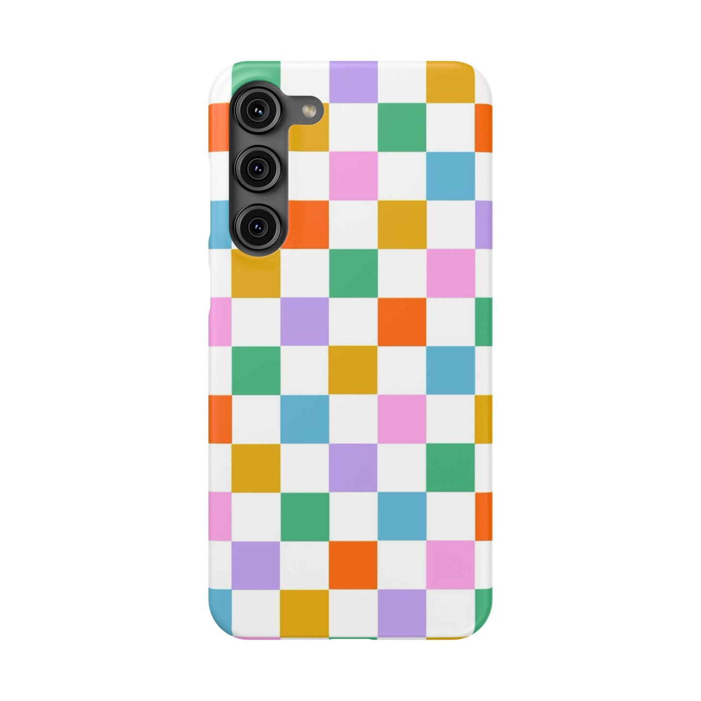 Colorful Checkerboard Slim Cases - FC-115