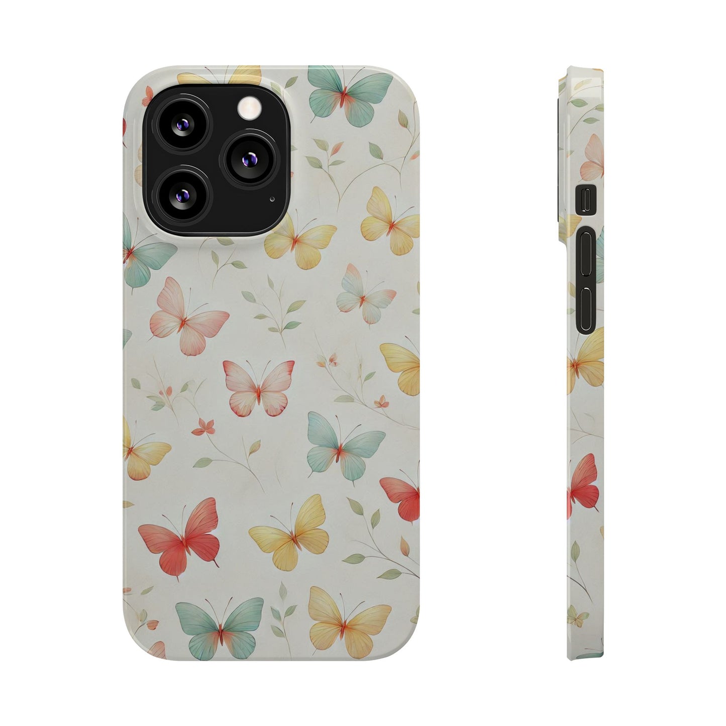 Cute Butterflies  Slim Phone Case - FC-108