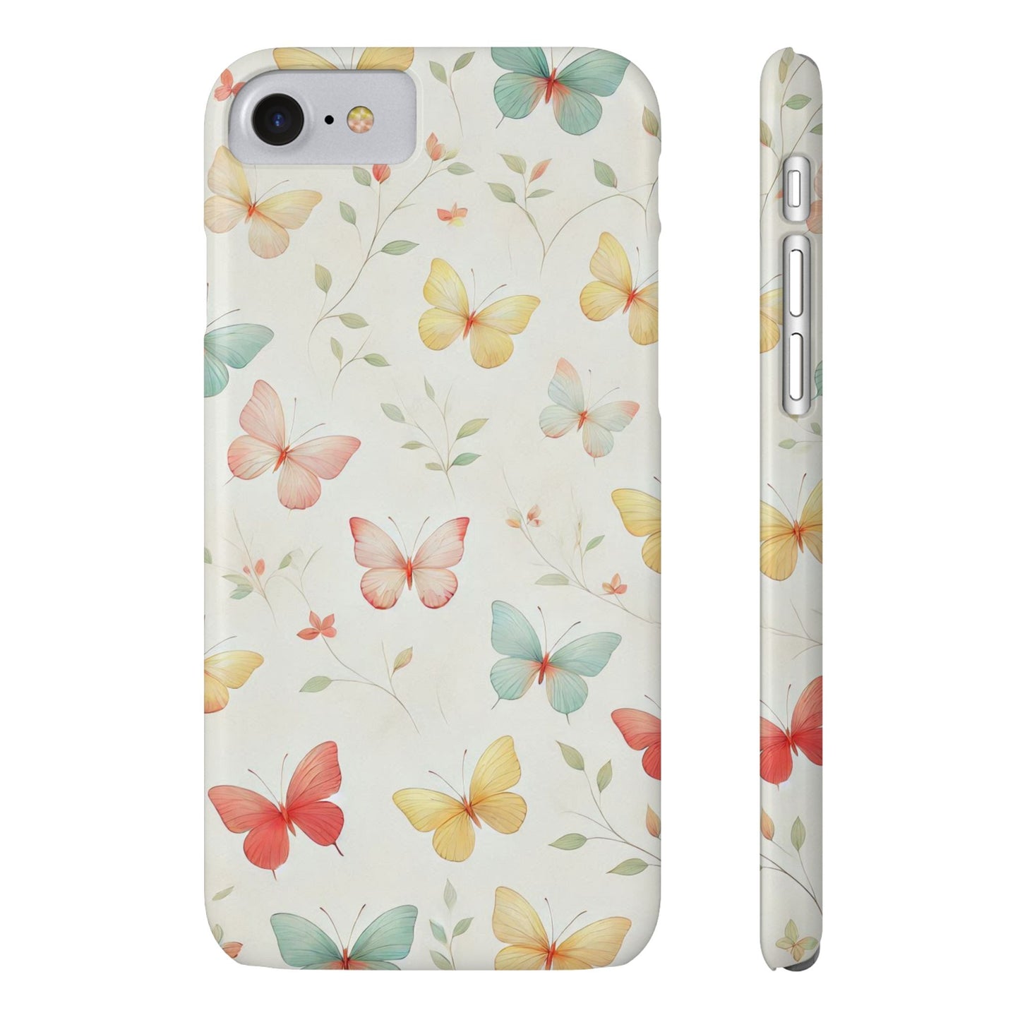 Cute Butterflies  Slim Phone Case - FC-108