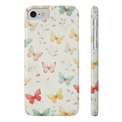 Cute Butterflies  Slim Phone Case - FC-108