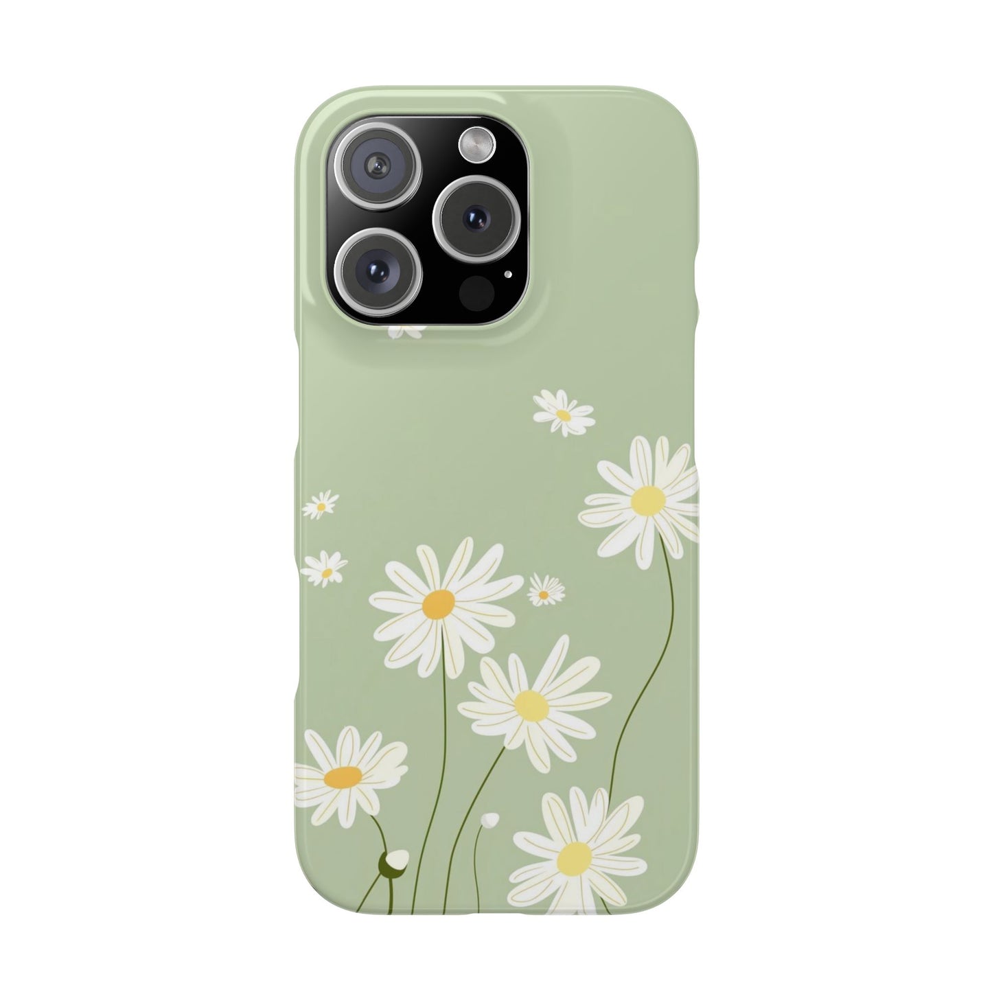 Daisy pastel green Slim Cases - FC-119