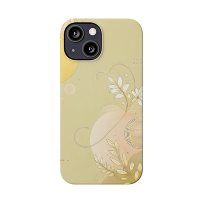 Yellow Asthetic  Slim Phone Case - FC-104