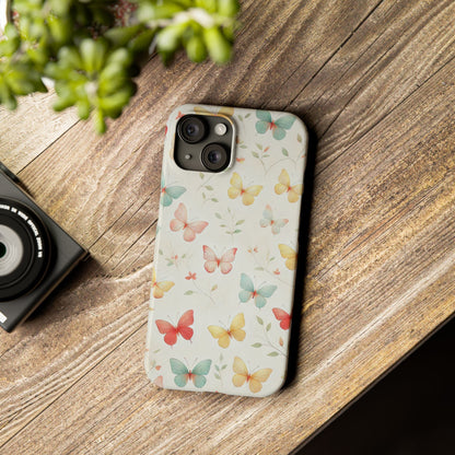 Cute Butterflies  Slim Phone Case - FC-108