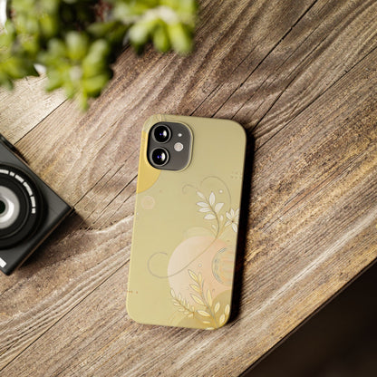 Yellow Asthetic  Slim Phone Case - FC-104