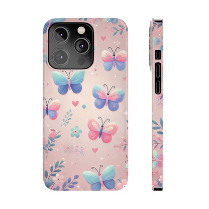 Cute Butterfly Pattern  Slim Phone Case - FC-104