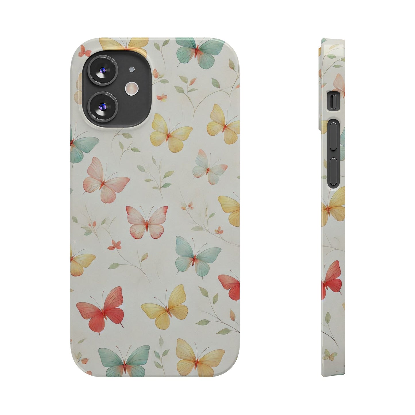 Cute Butterflies  Slim Phone Case - FC-108