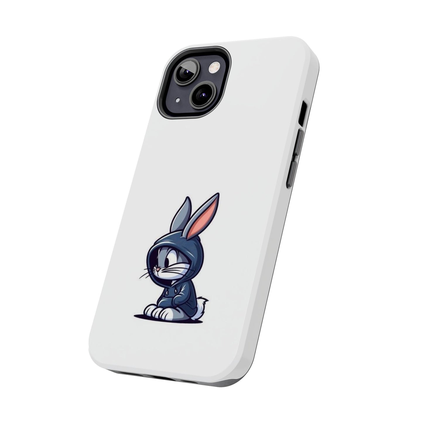 Cute Bunny White Tough Phone Cases