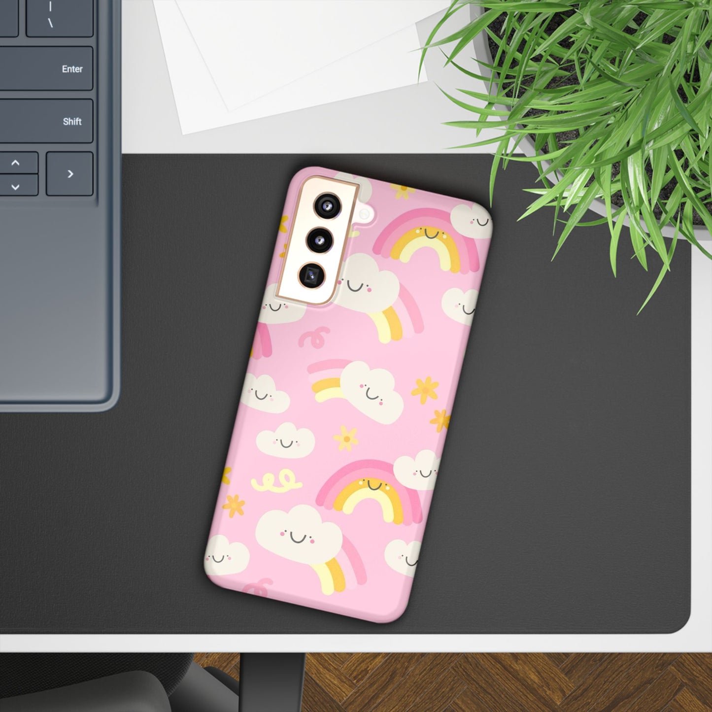 Pink Rainbow Slim Cases - FC-117