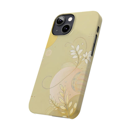 Yellow Asthetic  Slim Phone Case - FC-104