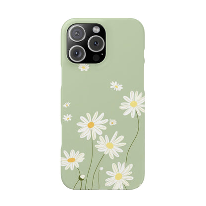 Daisy pastel green Slim Cases - FC-119