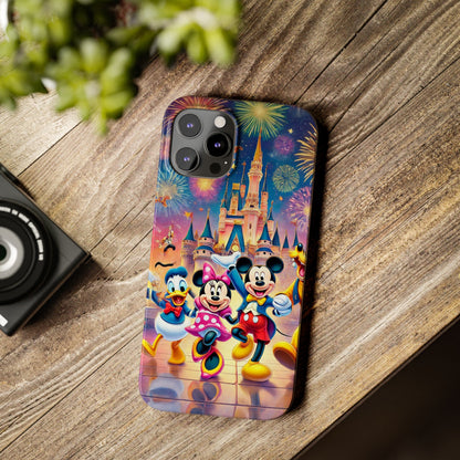 Disney Mickey Minnie and Donald Slim Phone Case - FC-105