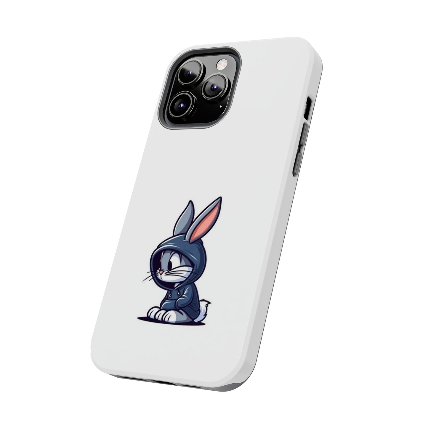 Cute Bunny White Tough Phone Cases