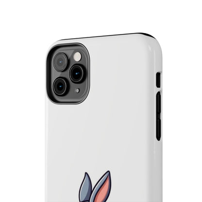 Cute Bunny White Tough Phone Cases