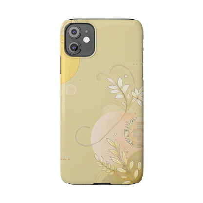 Yellow Asthetic  Slim Phone Case - FC-104