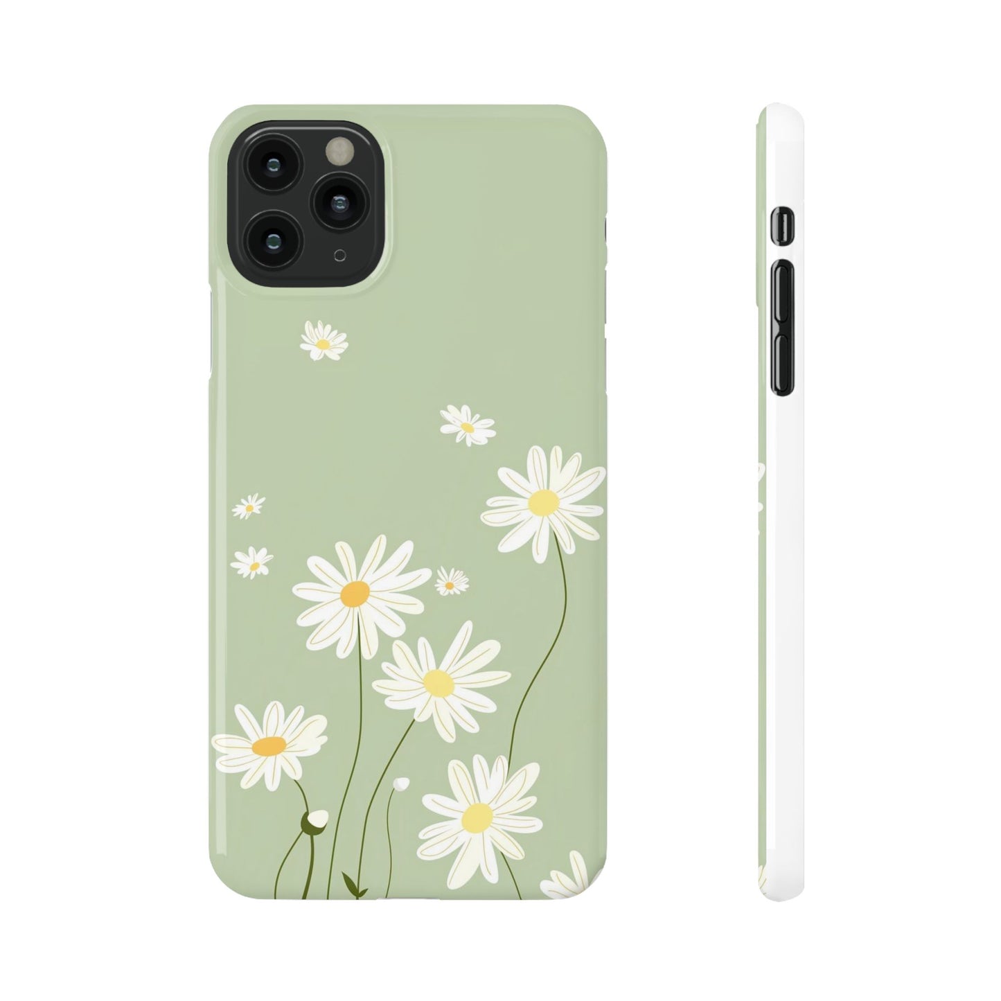 Daisy pastel green Slim Cases - FC-119