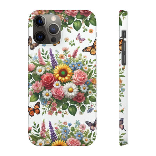 Watercolor floral pattern Snap Cases